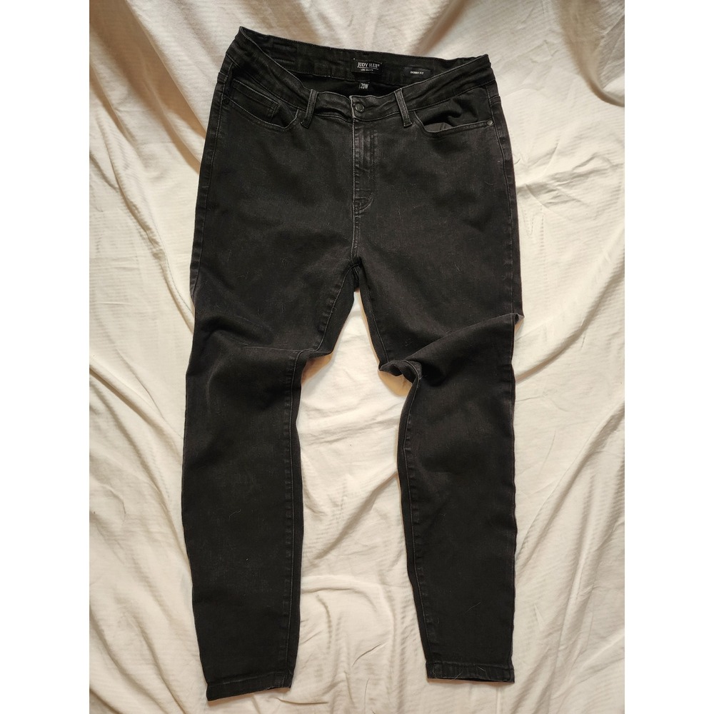 Judy Blue Black Skinny Fit Jeans High Rise Plus Size 20W